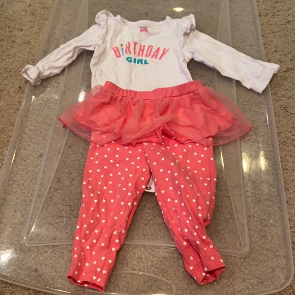 1st Birthday Girls Outfit Tutu Pants 12 month pink - Picture 1 of 8